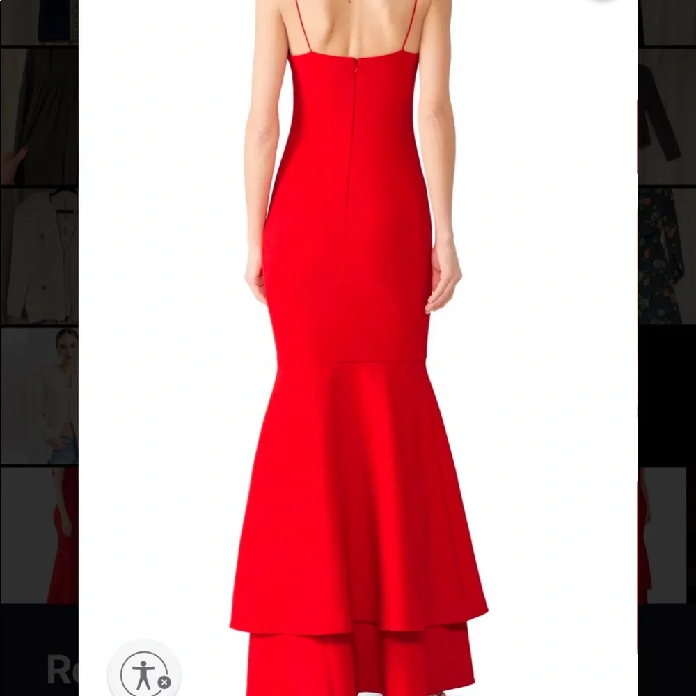 Red Likely Aurora gown, size 4, new with tags - Picture 3 of 4
